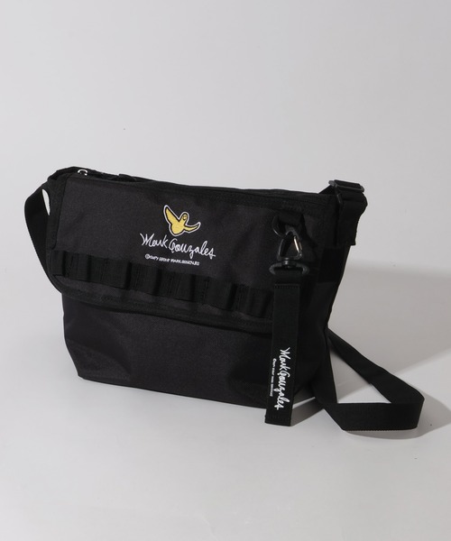 Mark Gonzales(マーク・ゴンザレス)の「【Mark Gonzales/マーク ゴンザレス】アートワークデザインコレクション フラップショルダーバッグ(ショルダーバッグ・メンズ・ブラック系2/ブラック系1・FREE)」の6枚目の写真