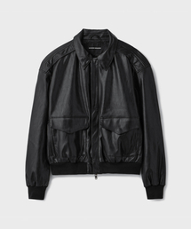 BRANDED（ブランデッド）の「FAKE LEATHER A-2 JACKET [BLACK]（ライダースジャケット）」