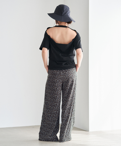 IENA(イエナ)の「《セットアップ対応》ソフトヴィンテージフラワーパンツ(その他パンツ・レディース・ブラック・36/38)」の17枚目の写真