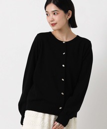 Gready Brilliant | リヨセル混ニュアンス釦カーディガン(カーディガン/ボレロ)
