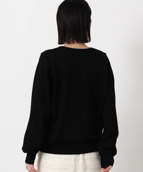 Gready Brilliant（グレディブリリアン）の「リヨセル混ニュアンス釦カーディガン（カーディガン/ボレロ・レディース・ライトベージュ/ブラック・38）」の9枚目の写真