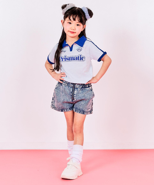 ANAP kids（アナップキッズ）の「エリ付 ライン ゲーム Tシャツ（シャツ/ブラウス・キッズ・クリア/ホワイト/ピンク・130/120/110）」の13枚目の写真