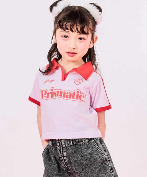 ANAP kids（アナップキッズ）の「エリ付 ライン ゲーム Tシャツ（シャツ/ブラウス・キッズ・クリア/ホワイト/ピンク・130/120/110）」の15枚目の写真