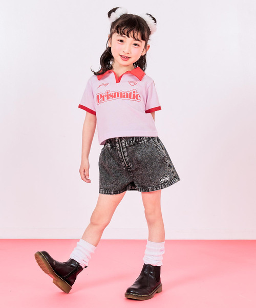 ANAP kids（アナップキッズ）の「エリ付 ライン ゲーム Tシャツ（シャツ/ブラウス・キッズ・クリア/ホワイト/ピンク・130/120/110）」の19枚目の写真