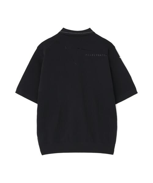 PEARLY GATES(パーリーゲイツ)の「ポリエステルヤーンmm半袖ポロニット(ニット/セーター・メンズ・ネイビー・MEDIUM/X-LARGE/LARGE)」の14枚目の写真