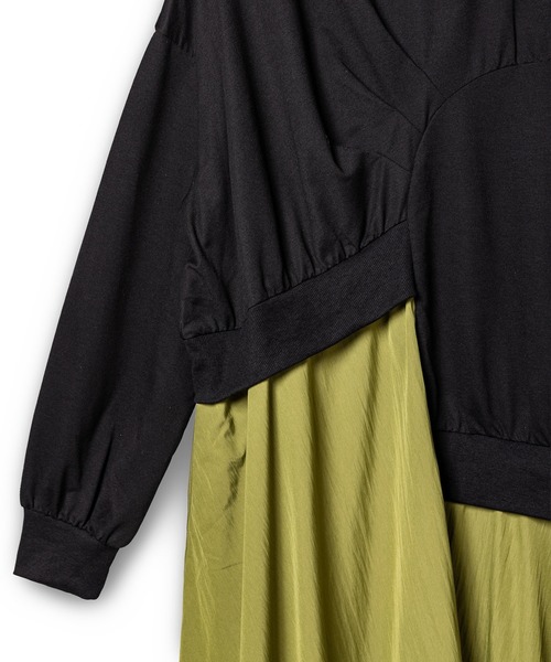 OSMOSIS(オズモーシス)の「切替アシンメトリーワンピース(ワンピース・レディース・カーキ/ブラック/グレー・ONE SIZE)」の17枚目の写真