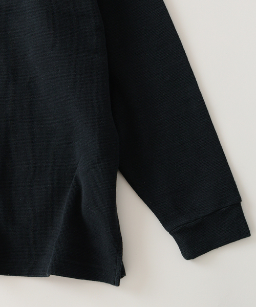 JOURNAL STANDARD J.S HOMESTEAD（ジャーナルスタンダードホームステッド）の「J.S.Homestead / スキッパー ロング スリーブ tシャツ（Tシャツ/カットソー・メンズ・アイボリー/ブラック系その他・LARGE/MEDIUM）」の7枚目の写真