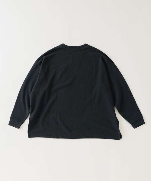 JOURNAL STANDARD J.S HOMESTEAD（ジャーナルスタンダードホームステッド）の「J.S.Homestead / スキッパー ロング スリーブ tシャツ（Tシャツ/カットソー・メンズ・アイボリー/ブラック系その他・LARGE/MEDIUM）」の8枚目の写真