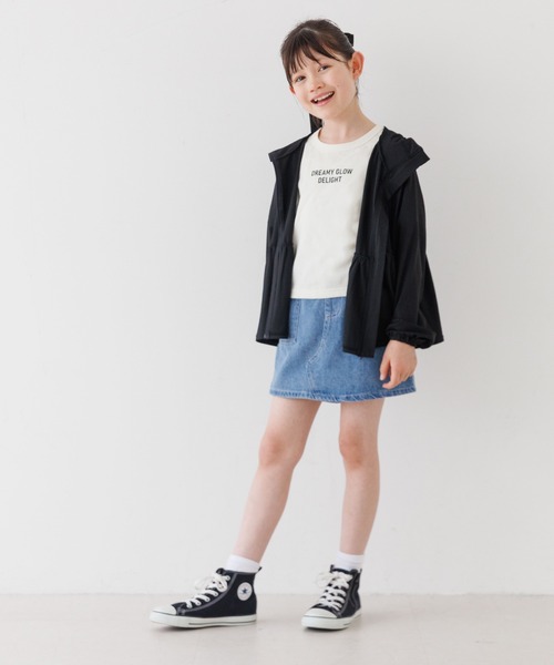 coca（coca）（コカ）の「キッズ　サイドレースアップトップス（Tシャツ/カットソー・キッズ・ブラック/アイボリー・120/130/140/150）」の12枚目の写真