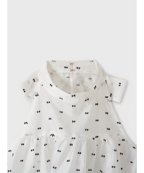 EIMY ISTOIRE（エイミーイストワール）の「CAMILLE DOT JACQUARD TOP（その他トップス・レディース・ホワイト/ブラック・F）」の21枚目の写真