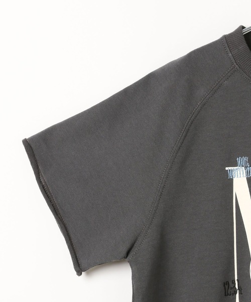 LEPSIM(レプシィム)の「【KIDS】アソートミニ裏毛5分袖プルオーバー 661817(Tシャツ/カットソー・キッズ・チャコールグレー/イエロー/オフホワイト・130/120/140)」の6枚目の写真
