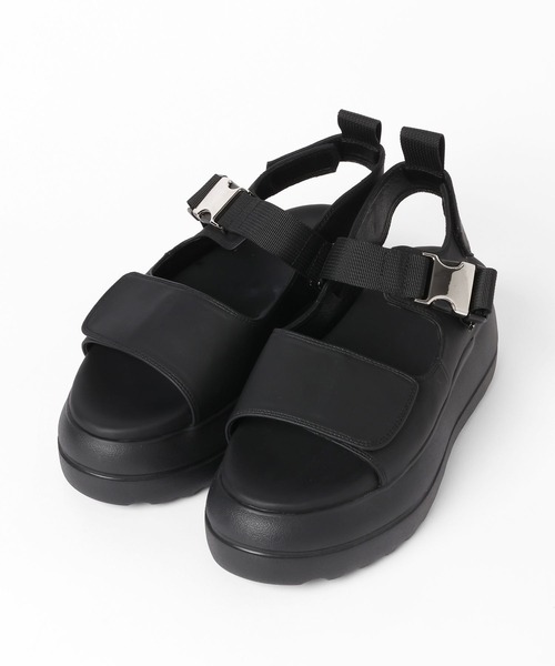 BAYFLOW(ベイフロー)の「バックルベルトスポサン(サンダル・レディース・ブラック/ブラウン・LARGE/MEDIUM)」の14枚目の写真