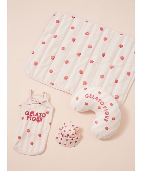 gelato pique（ジェラートピケ）の「【CAT&DOG】【接触冷感】 ストライプ柄Coolingプルオーバー（ペットウェア・レディース・ブルー/グリーン/ピンク/イエロー・S/M/L）」の19枚目の写真
