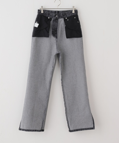 EDIT. FOR LULU（エディットフォールル）の「【Hella/ヘラ】side hem slit denim（デニムパンツ・レディース・ブルー系その他/ブラック・40/38/36）」の17枚目の写真