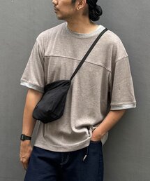 サマーニットソーバイカラー半袖TEE