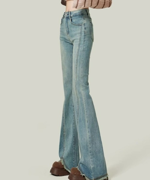 REBALANCE（リバランス）の「フレアデニムパンツ（デニムパンツ・レディース・A/B・MEDIUM/LARGE/X-LARGE）」の12枚目の写真