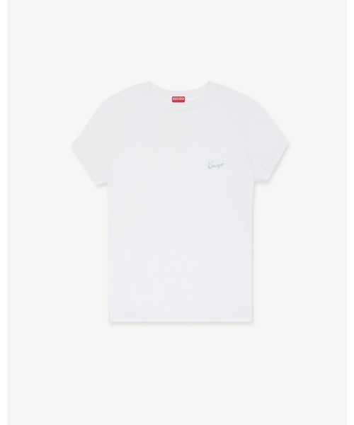 KENZO（ケンゾー）の「'KENZO Signature' エンブロイダリー スモール フィット Tシャツ イン コットン（Tシャツ/カットソー・レディース・ホワイト系その他・MEDIUM/SMALL/X-SMALL）」の6枚目の写真