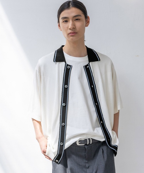LAKOLE(ラコレ)の「ウエスタンポロシャツ / 672864(ポロシャツ・メンズ・ホワイト/ブルー/ブラック・MEDIUM/LARGE)」の2枚目の写真