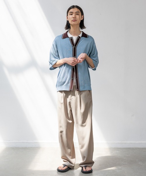 LAKOLE(ラコレ)の「ウエスタンポロシャツ / 672864(ポロシャツ・メンズ・ホワイト/ブルー/ブラック・MEDIUM/LARGE)」の7枚目の写真