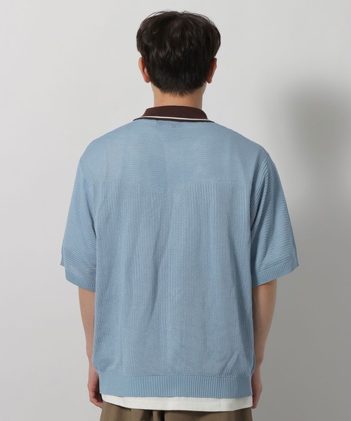LAKOLE(ラコレ)の「ウエスタンポロシャツ / 672864(ポロシャツ・メンズ・ホワイト/ブルー/ブラック・MEDIUM/LARGE)」の18枚目の写真