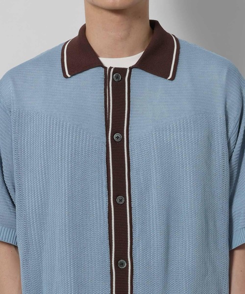 LAKOLE(ラコレ)の「ウエスタンポロシャツ / 672864(ポロシャツ・メンズ・ホワイト/ブルー/ブラック・MEDIUM/LARGE)」の19枚目の写真