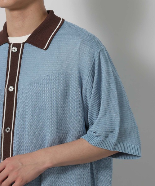LAKOLE(ラコレ)の「ウエスタンポロシャツ / 672864(ポロシャツ・メンズ・ホワイト/ブルー/ブラック・MEDIUM/LARGE)」の20枚目の写真