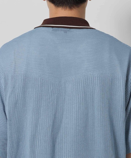 LAKOLE(ラコレ)の「ウエスタンポロシャツ / 672864(ポロシャツ・メンズ・ホワイト/ブルー/ブラック・MEDIUM/LARGE)」の22枚目の写真