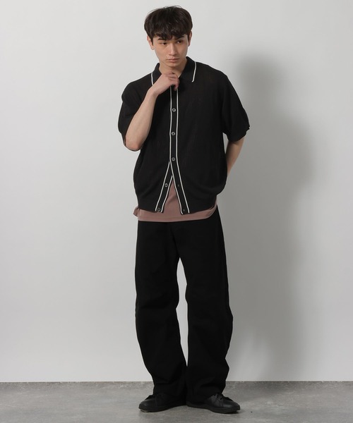 LAKOLE(ラコレ)の「ウエスタンポロシャツ / 672864(ポロシャツ・メンズ・ホワイト/ブルー/ブラック・MEDIUM/LARGE)」の12枚目の写真