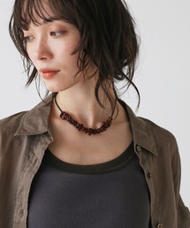 BABYLONE | 【mabel】ビーズラリエット(ネックレス)