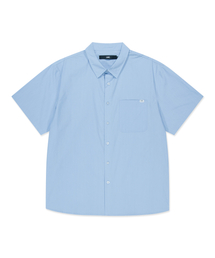 DAILY COTTON SHORT SLV SHIRT light blue