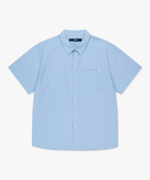 LMCの「DAILY COTTON SHORT SLV SHIRT light blue（シャツ/ブラウス・レディース・その他・2/1）」の2枚目の写真