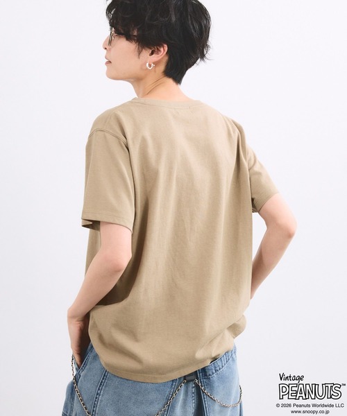 Vintage PEANUTS（ビンテージピーナッツ）の「BARNYARDSTORM / スヌーピー / プリントT（Tシャツ/カットソー・レディース・ホワイト/ベージュ・FREE）」の18枚目の写真