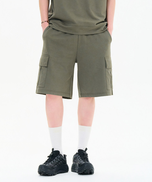 CHASECULT(チェイスカルト)の「共用コットンカーゴバermudaパンツ-FBRU2511D0V(その他パンツ・メンズ・カーキ・70/76/82/86/92)」の2枚目の写真