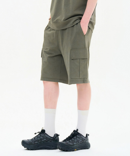 CHASECULT(チェイスカルト)の「共用コットンカーゴバermudaパンツ-FBRU2511D0V(その他パンツ・メンズ・カーキ・70/76/82/86/92)」の3枚目の写真