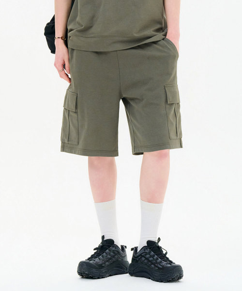 CHASECULT(チェイスカルト)の「共用コットンカーゴバermudaパンツ-FBRU2511D0V(その他パンツ・メンズ・カーキ・70/76/82/86/92)」の4枚目の写真