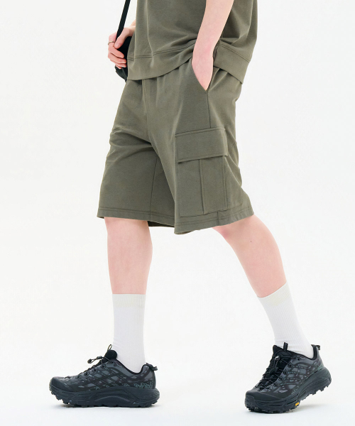 CHASECULT(チェイスカルト)の「共用コットンカーゴバermudaパンツ-FBRU2511D0V(その他パンツ・メンズ・カーキ・70/76/82/86/92)」の5枚目の写真