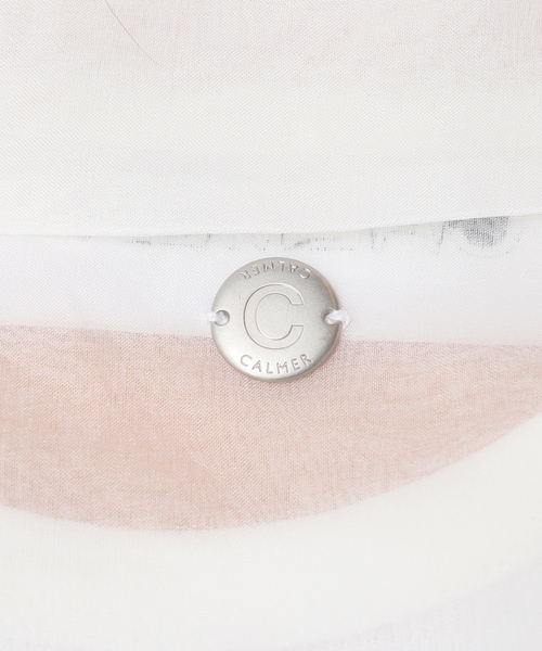 CALMER（カルメール）の「SILK ORGANDIE SIHRT / シルクオーガンジーシャツ（シャツ/ブラウス・レディース・ホワイト/ブルー系その他・FREE）」の18枚目の写真
