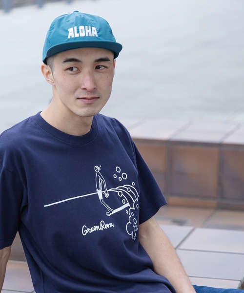 GREENROOM(グリーンルーム)の「【GREENROOM FESTIVAL / グリーンルーム フェスティバル】KOJI TOYODA HANGIN ON TEE(Tシャツ/カットソー・メンズ・ネイビー/ホワイト・MEDIUM/LARGE/X-LARGE)」の10枚目の写真
