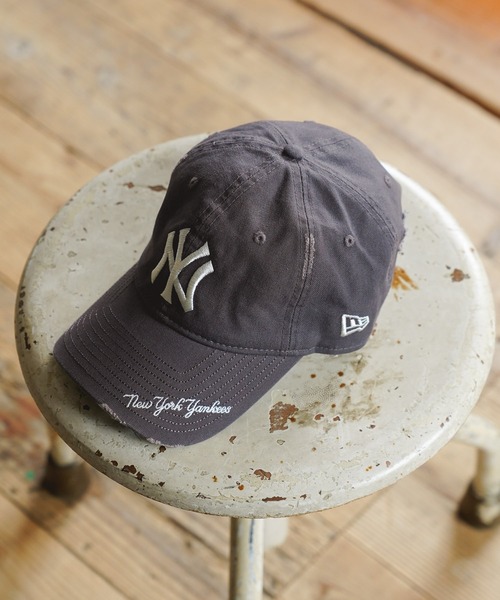 NEW ERA(ニューエラ)の「【NEW ERA(ニューエラ)】MLB 9TWENTY Visor Logo(キャップ・メンズ・グレー/アイボリー/ネイビー/ブラック・FREE)」の3枚目の写真