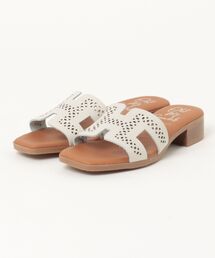 OH! MY SANDALS オーマイサンダルズ CUTTING LEATHER MULE カッティングレザーミュール 5882 HIELO