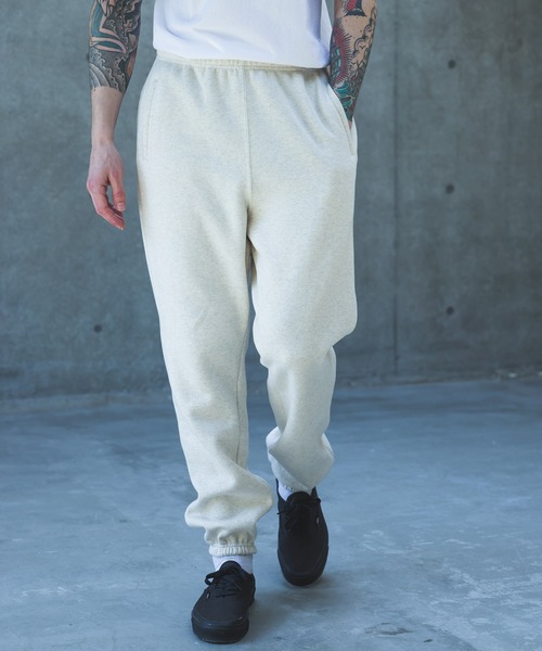 MR.OLIVE(ミスターオリーブ)の「CLASSIC AZUMA FLEECE / HERITAGE SWEATPANTS /M263126(スウェットパンツ・メンズ・オートミール/ブラック・LARGE/MEDIUM)」の2枚目の写真