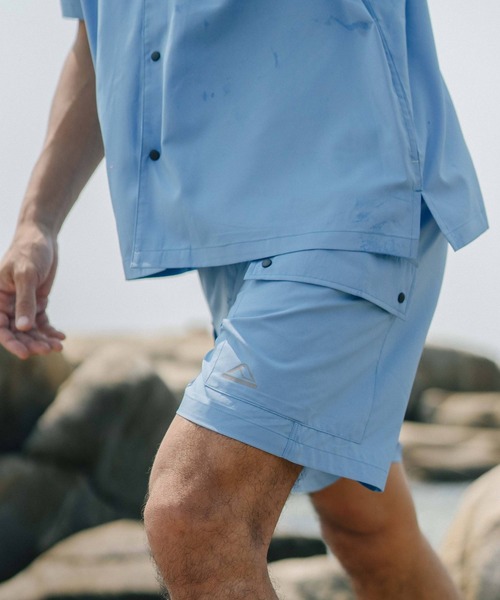 REEF（リーフ）の「REEF メンズ 26 SM BAJA SHORTS ショートパンツ 【2026年夏モデル】/リーフ水陸両用ストレッチナイロンバギーショーツ（その他パンツ・メンズ・チャコールグレー/ブルー系その他・MEDIUM/LARGE/X-LARGE/SMALL）」の7枚目の写真