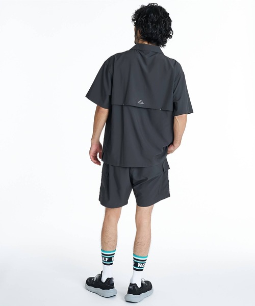 REEF（リーフ）の「REEF メンズ 26 SM BAJA SHORTS ショートパンツ 【2026年夏モデル】/リーフ水陸両用ストレッチナイロンバギーショーツ（その他パンツ・メンズ・チャコールグレー/ブルー系その他・MEDIUM/LARGE/X-LARGE/SMALL）」の4枚目の写真