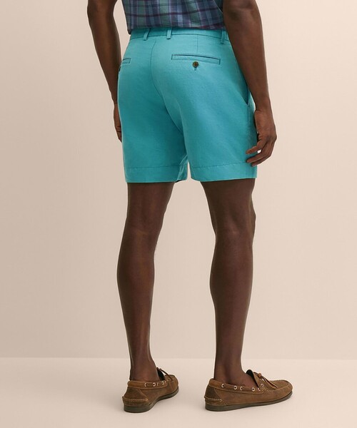 BROOKS BROTHERS(ブルックスブラザーズ)の「リネン/コットン プレーンフロント 9inショーツ(その他パンツ・メンズ・ネイビー/ブルー・32inch/36inch/38inch/30inch/34inch)」の3枚目の写真