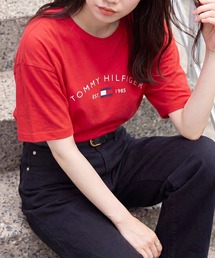 TOMMY HILFIGER(�g�~�[�q���t�B�K�[)�́yTOMMY HILFIGER�zGRAPHIC SLEEP TEE�V���c 09T4551(T�V���c/�J�b�g�\�[)
