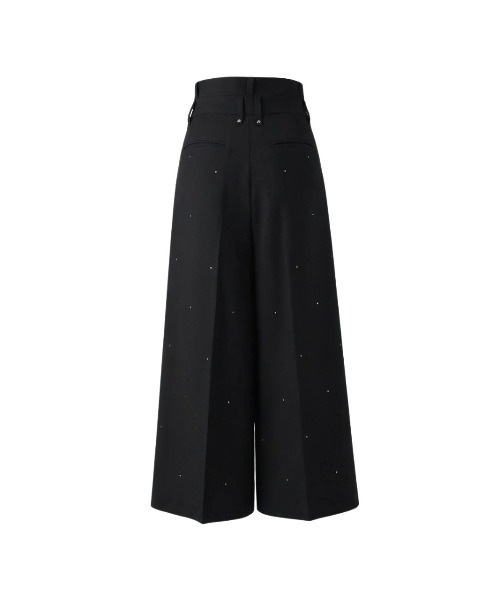 TAJEN:T（タジェント）の「【TAJEN:T】RHINESTONE DOUBLE WAIST SLACKS/ラインストーンダブルウエストスラックス（スラックス・レディース・グレー/ブラック・2/1）」の19枚目の写真