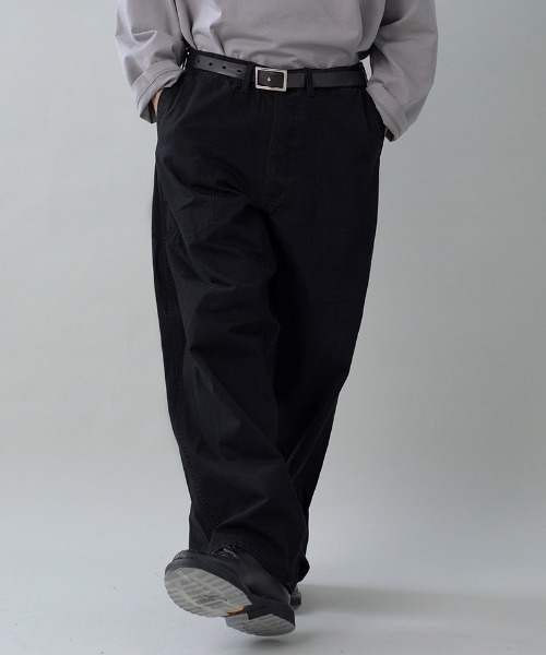 EGO TRIPPING(エゴトリッピング)の「mp15099- USN-MIRITARYHERRINGBONE ミリタリーパンツ(626703)(その他パンツ・メンズ・カーキ/ブラック・29/31/33)」の2枚目の写真