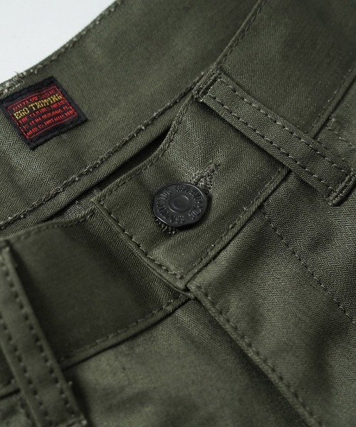 EGO TRIPPING(エゴトリッピング)の「mp15099- USN-MIRITARYHERRINGBONE ミリタリーパンツ(626703)(その他パンツ・メンズ・カーキ/ブラック・29/31/33)」の4枚目の写真