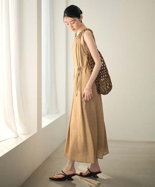 LAULEN(ローレン)の「gold motif toe ring sandals / ゴールドトゥリングサンダル(サンダル・レディース・アイボリー/ブラウン/ブラック・23cm/24cm/25cm)」の18枚目の写真