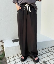 DOUBLE NAME（ダブルネーム）の「麻混スラブ リラックスイージーパンツ（その他パンツ）」